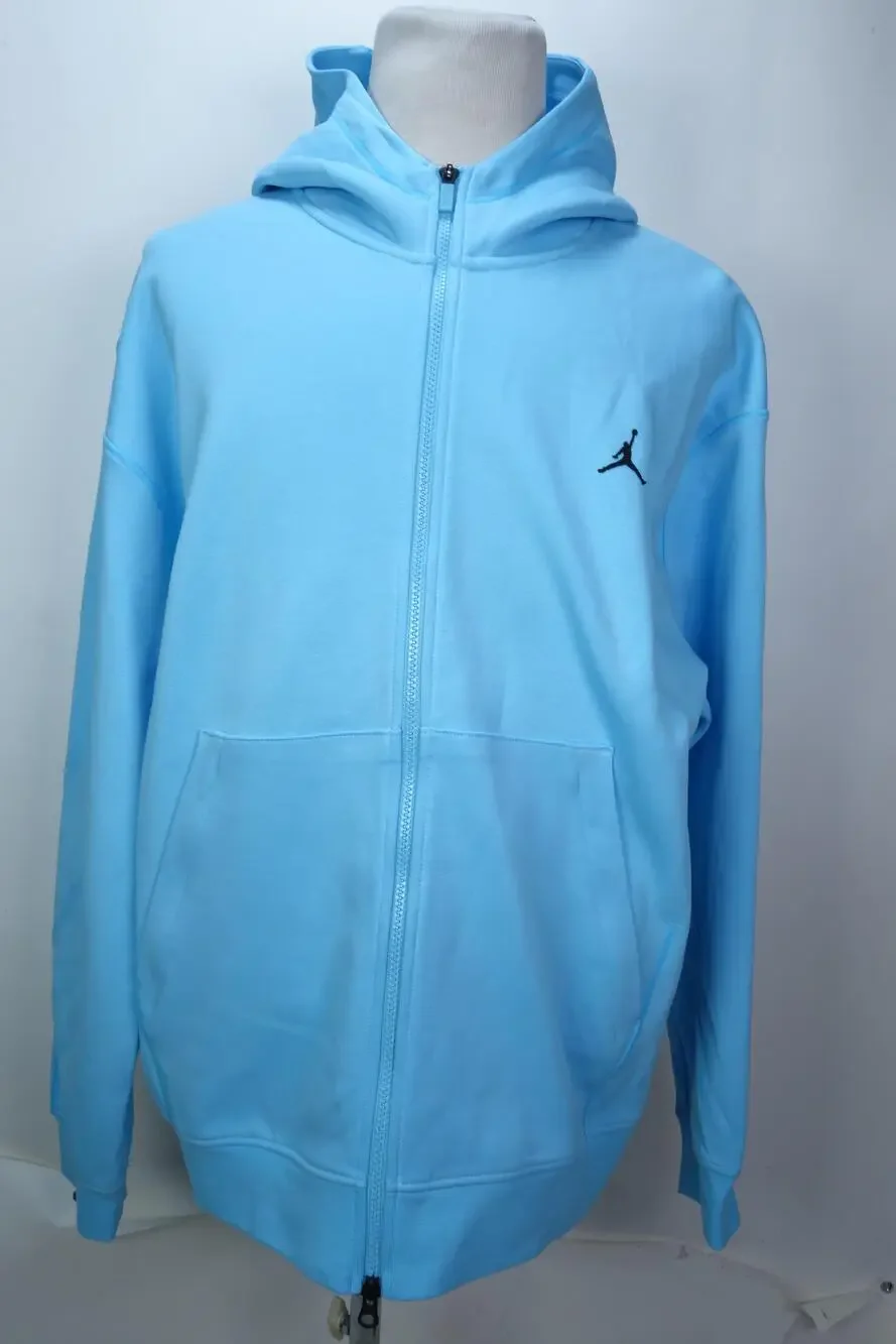 Jordan Dri-FIT Sport Hoodie Mens XL Blue Full Zip Fleece Basketball FV8602-497